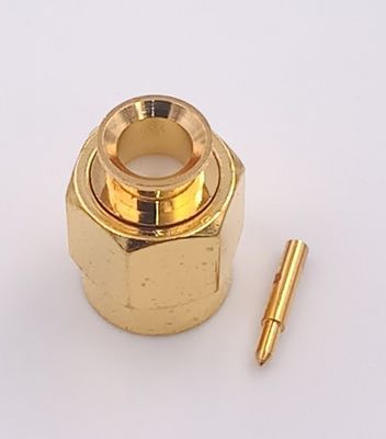 RG 402 SMA Coaxial Connector Male Pin Crimp  Sma Straight Connector