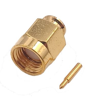 RG 402 SMA Coaxial Connector Male Pin Crimp  Sma Straight Connector