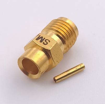 RG 405 SMA Coaxial Connector / SMA Female Connector Socket Pin Crimp