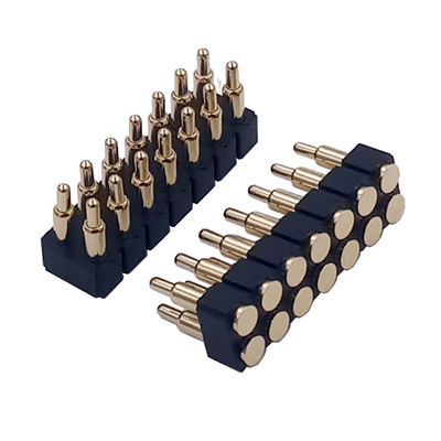 Power Supply 14 Pins Pogo Pin Connector Magnetic SMT Male Gender
